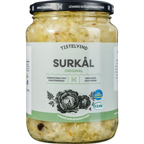 Surkål Naturligt Syrad KRAV 670g Tistelvind