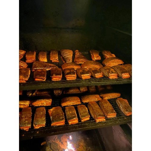 Varmrökt Lax Dubbelfilé ca 250g