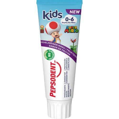 Tandkräm Kids 0-6 år Fruity 75ml Pepsodent