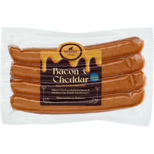 Bacon & Cheddarkorv 280g Siljans Chark