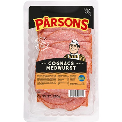 Cognacsmedwurst Rökt 200g Pärsons