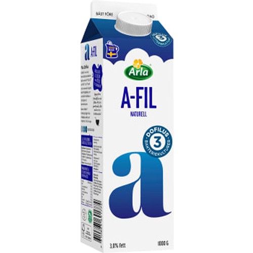 Filmjölk A-fil Plus Dofilus 3% 1000g Arla
