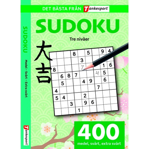 Sudoku. Medel - svårt - extra svårt
