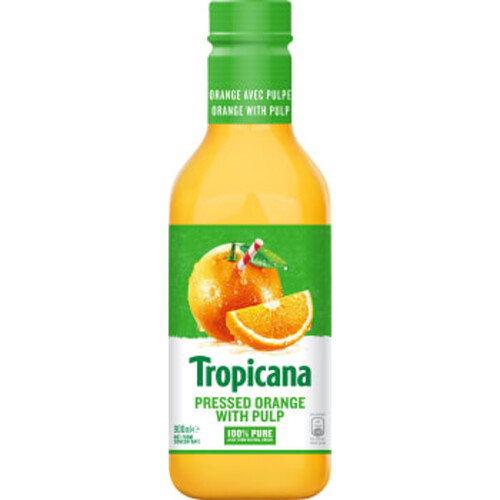 Apelsinjuice med fruktkött 900ml Tropicana