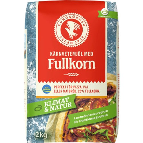 Kärnvetemjöl Fullkorn 2kg Kungsörnen