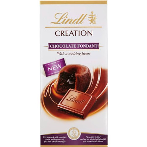 Chokladkaka CREATION Fondante Mjölkchoklad 150g Lindt