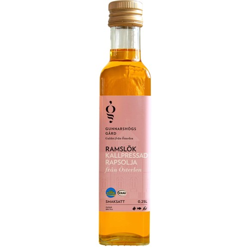 Kallpressad Rapsolja Ramslök KRAV 250ml Gunnarshögs Gård