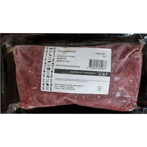Rådjursfärs Fryst Svensk ca 500g Åke P Fågel & Vilt