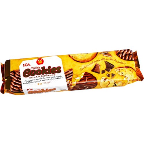 Fyllda cookies Kola & choklad 175g ICA