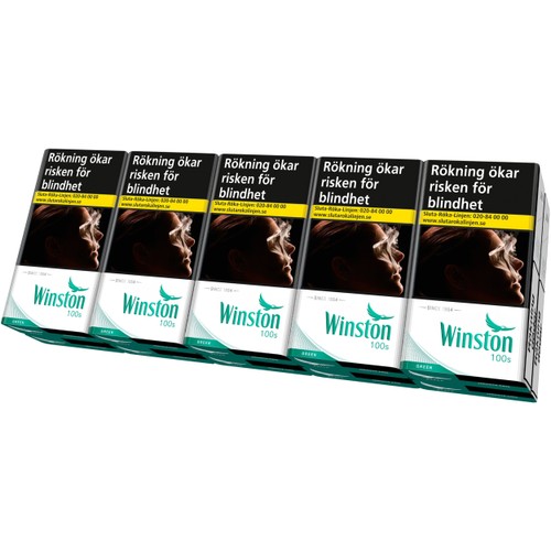 Winston Green 100s Limpa