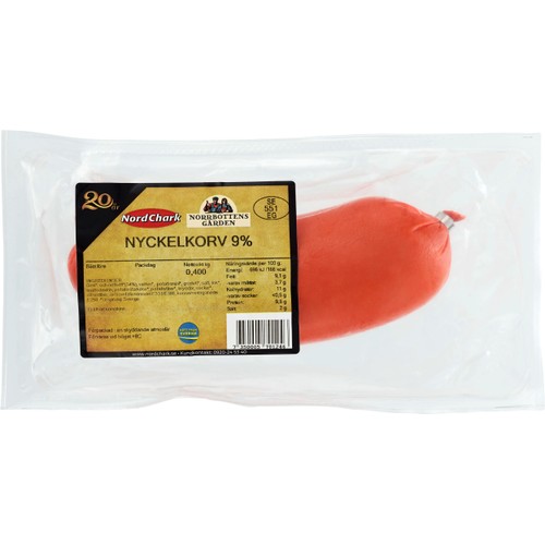 Nyckelkorv 9% 400g Nordchark