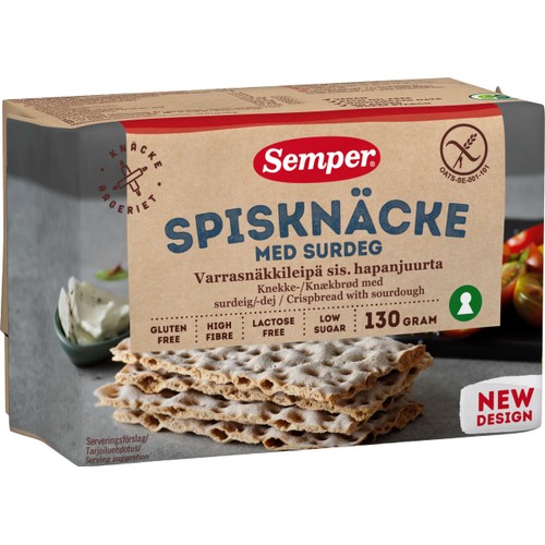 Spisknäcke med Surdeg 130g Semper