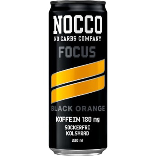 Energidryck Focus Black Orange 33cl Nocco