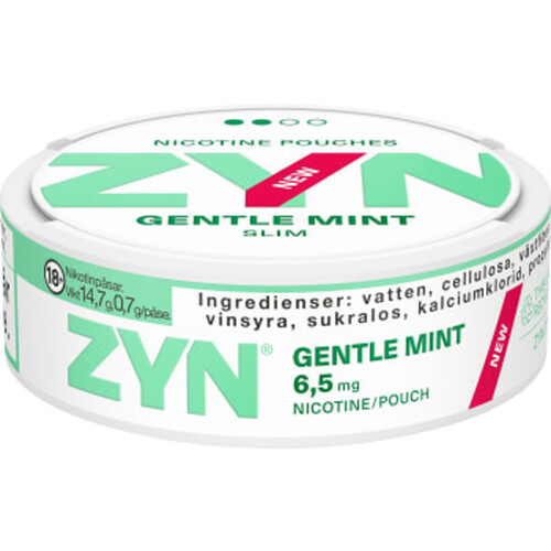 Gentle Mint Slim 14.7 Gram Zyn