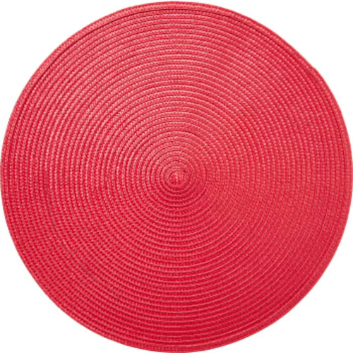 Tablett Ines röd D:38cm ICA