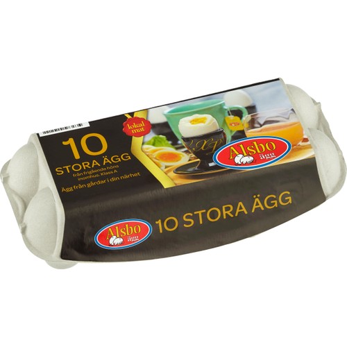 Ägg XL 10-pack Alsbo Ägg
