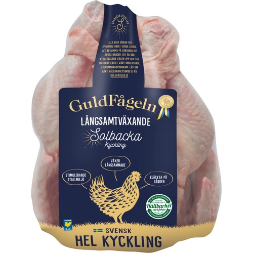 Kyckling hel ca 1500g Guldfågeln