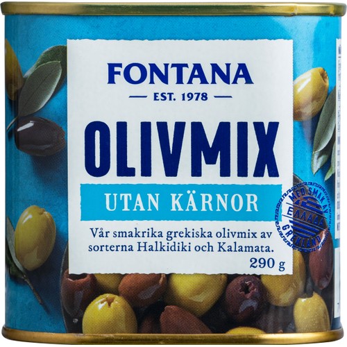 Olivmix Urkärnade 290g Fontana