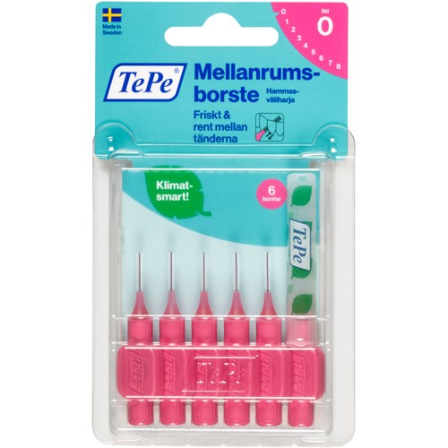 Mellanrumsborste Rosa 0,4mm 6-p TePe