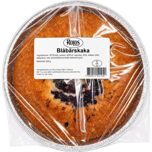 Blåbärskaka 500g Rojos Bageri
