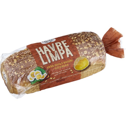 Havrelimpa Skivad 600g Dahls Bageri