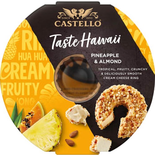 Färskost Pineapple&Almond 125 g Castello