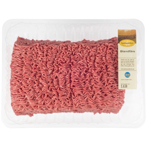 Blandfärs Färsk 50/50 21% ca 1,6kg Smålandskött