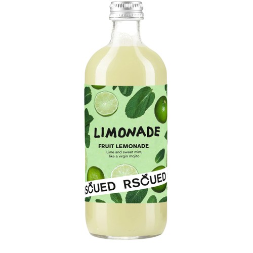 Fruktlemonad Lime Mynta 500ml Rscued