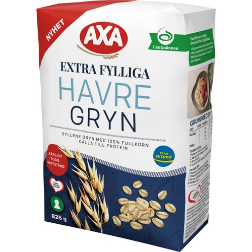 Extra Fylliga Havregryn 825g AXA
