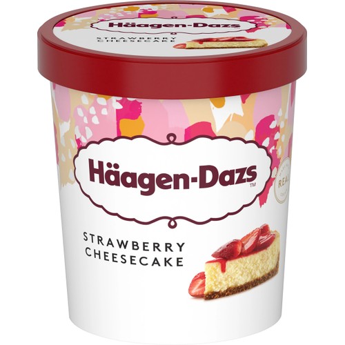 Glass Strawberry cheesecake 460ml Häagen Dazs