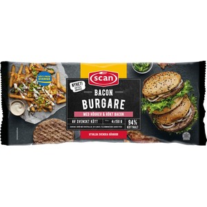 Baconburgare 600g Scan