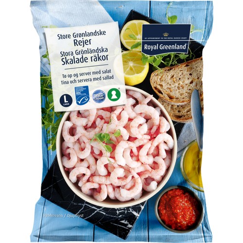 Räkor skalade Fryst 300g Royal Greenland