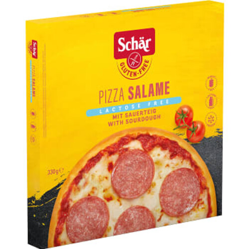 Pizza Salame Laktosfri Glutenfri Fryst 330g Schär