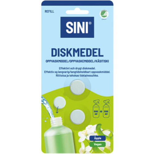 Diskmedel Refill Äpple 2-p SINI