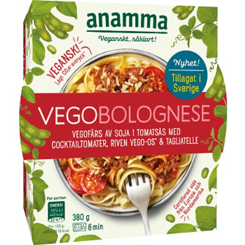 Vegobolognese bowl 380g Anamma