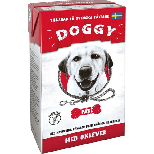 Hundmat Våt Oxlever 465g Doggy