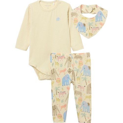 Babyset 3p djur strl 56 mywear