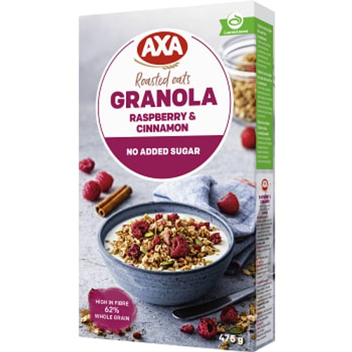 Granola Hallon & Kanel 475g AXA