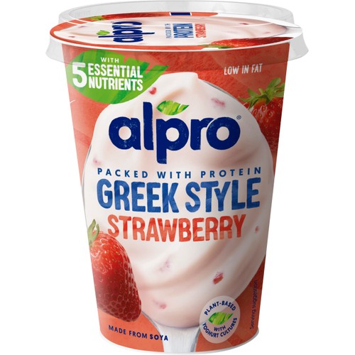 Sojayoghurt Jordgubb Grekisk 3% 400g Alpro
