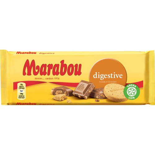 Chokladkaka Digestive 100g Marabou