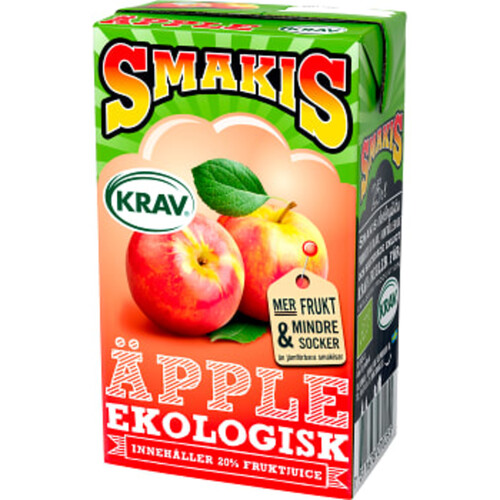 Fruktdryck Äpple 250ml KRAV Smakis