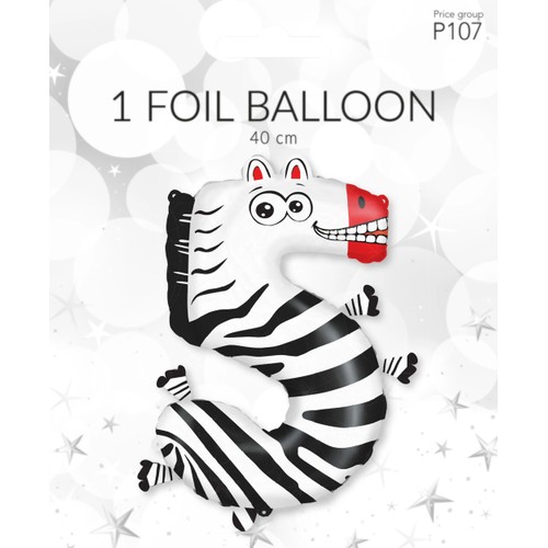 Folieb djur 5 40cm Happy Party