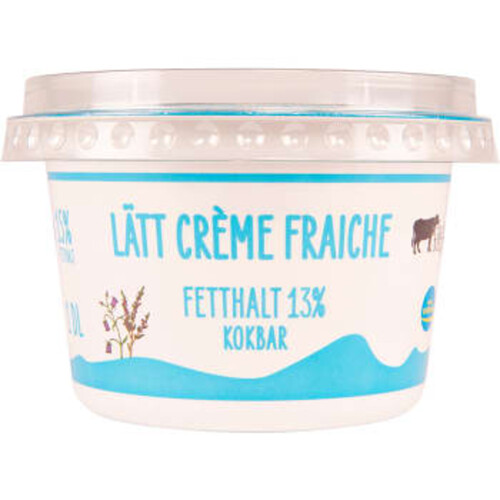 Crème Fraiche Lätt 13% 2dl Grådö Mejeri