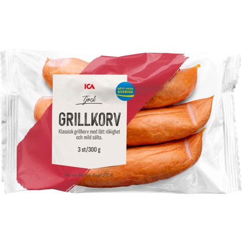 Grillkorv Tjock 300g ICA