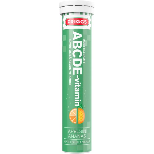 ABCDE vitamin Apelsin Ananas Kosttillskott 20st Friggs