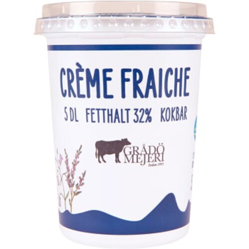 Crème Fraiche 32% 5dl Grådö Mejeri