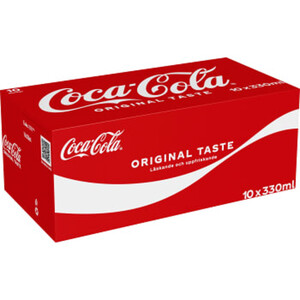 Läsk 33cl 10-p Coca-Cola