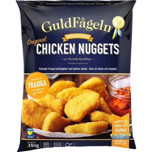 Chicken nuggets Fryst 350g Guldfågeln