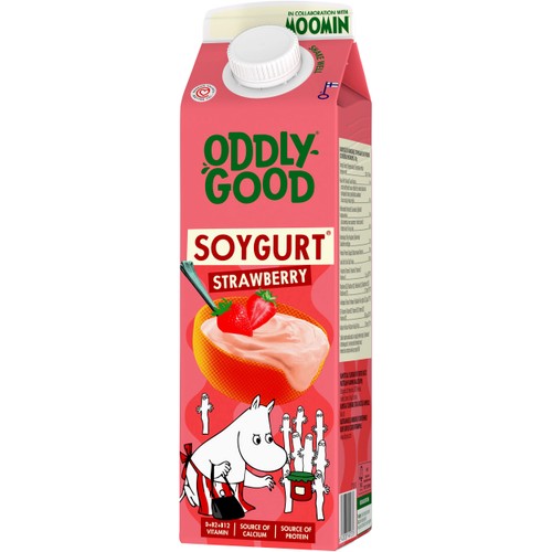 Sojagurt Jordgubb 1,9% 1000g Oddlygood®