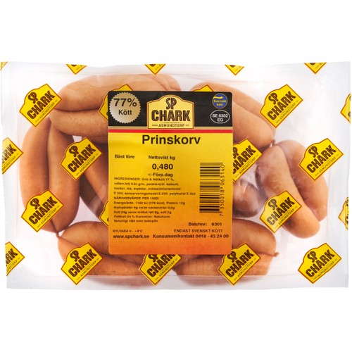 Prinskorv 480g SP Chark